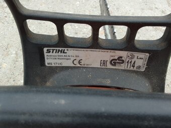 Motorová pila STIHL MS 171 viz - 4