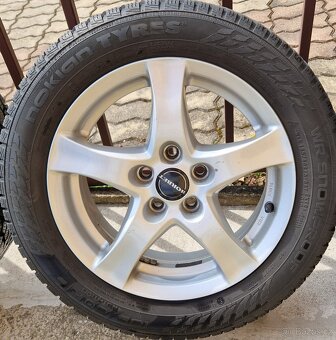 Zimní sada kol, 5x100 R15, pneu 185/60 R15 - 4