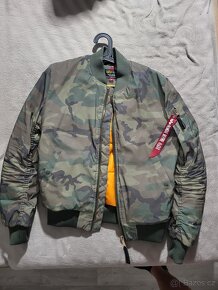 Reflexní maskacova bunda alpha industries - 4