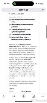 Sedačka el. Posuv - 4