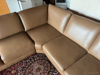 Moderní kožená rohová sedačka, 4898 - 4