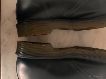 Dr. Martens 1461 PLAIN WELT SMOOTH LEATHER SHOES - BLUE NAVY - 4