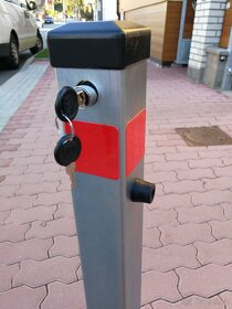 Parkovací sloupek sklopný PROFI - zinkovaný, CZ výroba - 4