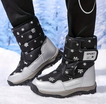 Nové dětské zimní boty, vel.33 - 4