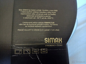 Simax pekáč kulatý s víkem - 4