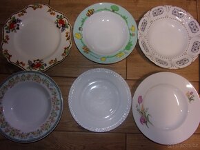 Prodám porcel. talíře,hrnky,skleničky - 4