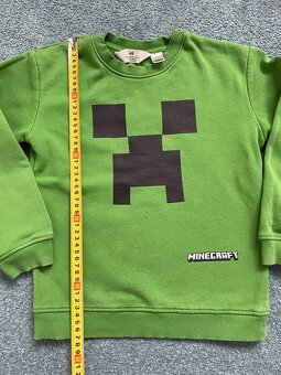 Mikina Minecraft H&M 6-8 let - 4