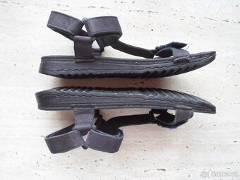 Modré boty sandály kožené - 34, 35 - 4