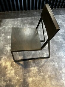 Židle 22ks, kov, dřevo - 4