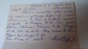 celina/celistvost Itálie Modena 1882 - 4