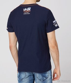 CAMP DAVID Pánské tričko s potiskem Thunder Blue L (nové) - 4