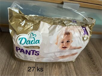 Plenky Babylove 4+ a 5, Dada pants 4, Monperi pants L - 4