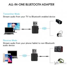 USB Bluetooth audio vysílač a přijímač - 4