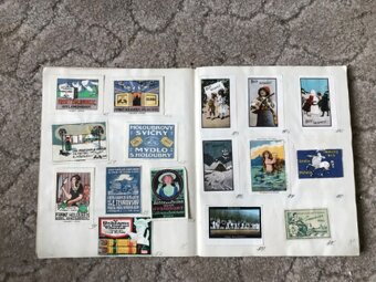 Staré nálepky ze sirek a jiných - 4