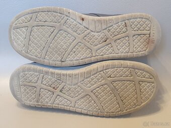Dětské boty Superfit sneakers kožené šedé vel.33 - 4