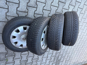 VW Golf,Caddy,Golf +,Jetta a Touran,orig.kompl.zimní kolo 15 - 4