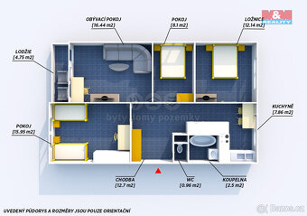 Prodej bytu 4+1+L, 76 m², Rakovník, ul. Vinohradská - 4