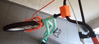 Dětská koloběžka inSPORTline Drogo SE modro-oranžová 20/16" - 4