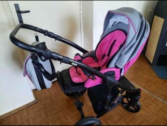 Kočárek 3v1 + isofix základna + skejt - 4