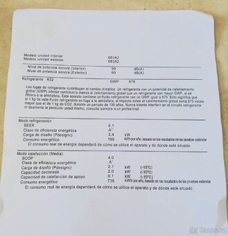 Klimatizace Cecotec 12009BTU( řidiči jednotka) - 4