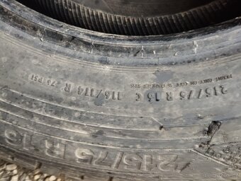 215/75/16c 116/114r Continental - letní pneu 4ks dodávkové - 4