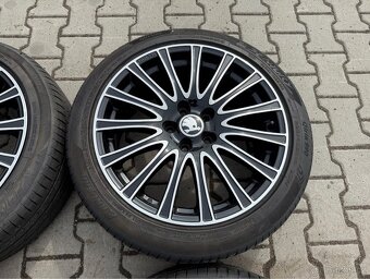 4x al kola 5x112 18 + pneu letní 225/45 R18 - 4