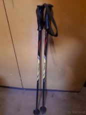 dětské lyže Nordica 120 cm a hůlky - 4
