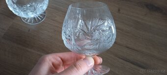 Broušené sklo karafa set sada - 4