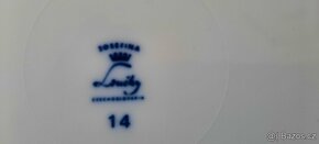 Zdobený porcelánový talíř - porcelánka Loučky - 4