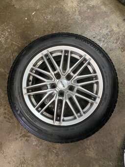 4x alu kola R17 rozteč 5x115 4x pneu Barum 225/55/R17 Y XL - 4