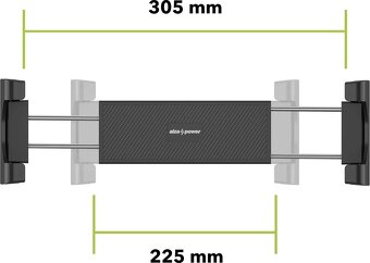 Držák pro tablet a mobil AlzaPower Holder FCC100 černý - 4