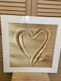 Obraz – Simple Love – 50 x 50 cm, tisk v klip rámu se sklem - 4