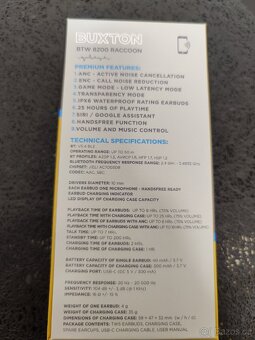 Buxton BTW 8200 sluchátka - 4