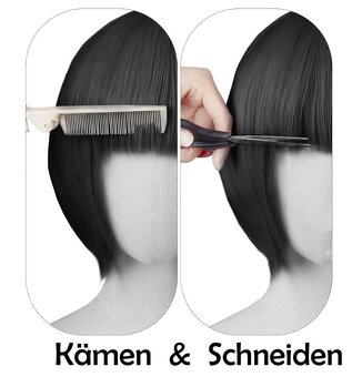 Párty paruka - růžová na mikádo - 4