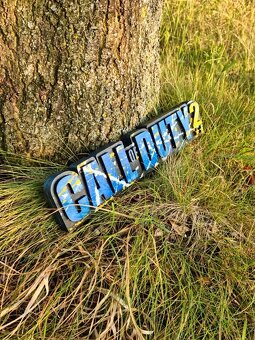 Call of Duty 2 logo - dřevěná dekorace - 4