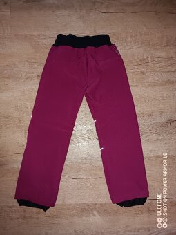 Dívčí softshellové kalhoty vel. 122 - 4