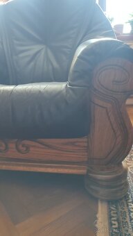 Kožená sedací souprava 3+2+1 - 4