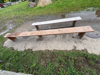 Prodám dřevěná lavice - 4