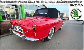 Škoda Felicia Cabrio 1960, TOP, Veteránská atest., bílé SPZ - 4