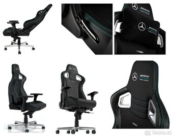 Herní křeslo EPIC Mercedes perfektní stav - 4