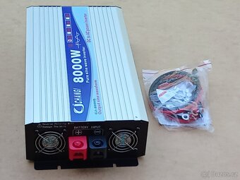 Invertor (měnič napětí) 8000W, 12Vss/230V stř., čistý sinus - 4