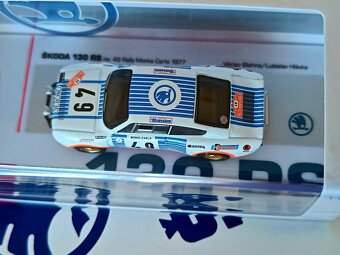 Škoda 130 RS rally Monte Carlo 1977 - model, nový - 4