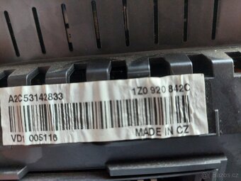 Budíky maxidot Škoda Octavia 2 RS TFSI 147 kW - 1Z0 920 842 - 4