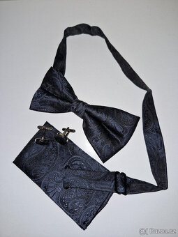 Nový pánský kopmlet sako,košile,motýlek vel.XXL - 4