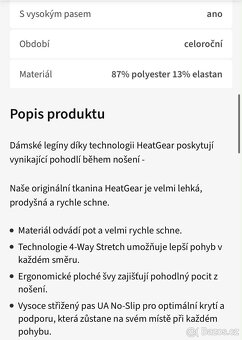 Under Armour legíny vel.S/M - 4