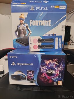 PlayStation 4, VR , kamera, ovladače - 4