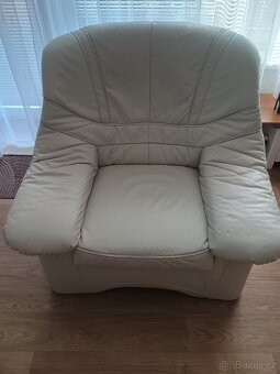 Kožená sedací souprava 3+2+1 - 4