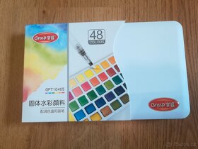 Cestovní akvarelové barvy - 48 barev - 4