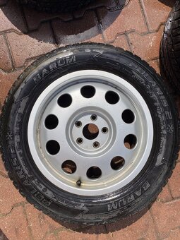Sada kol Alu vč. zimní pneu , Audi, 5x100, ET38,6Jx15H2 - 4