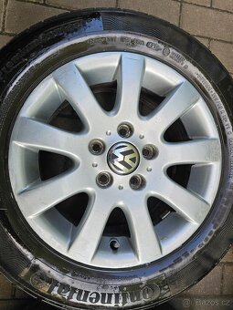 ALU letní kola 5x112 VW R15 Touran Caddy Golf ET50 MISANO - 4